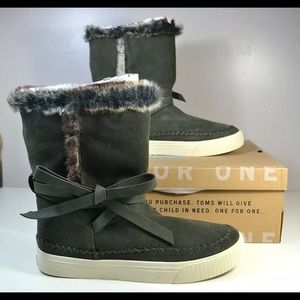❄️⛄️  SALE TOMS VISTA WATERPROOF SUEDE FAUX FUR